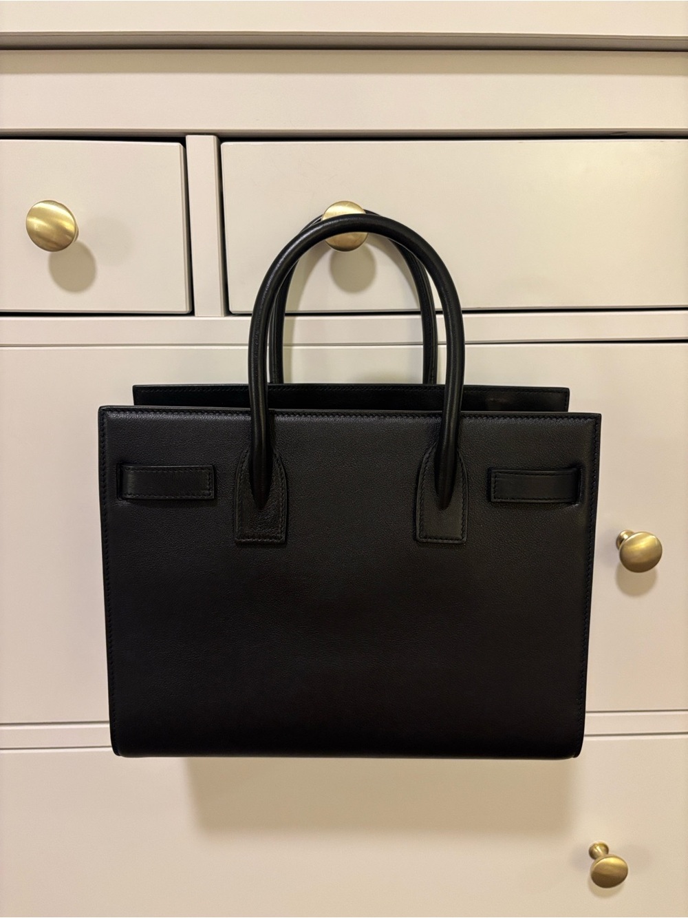 Saint Laurent Baby Sac De Jour (Black Smooth Leather) - Picture 3 of 16
